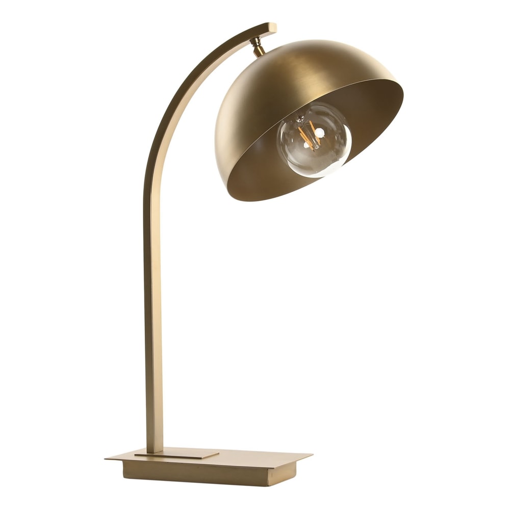 Lampe en acier doré 25x36x58 cm — vue 3