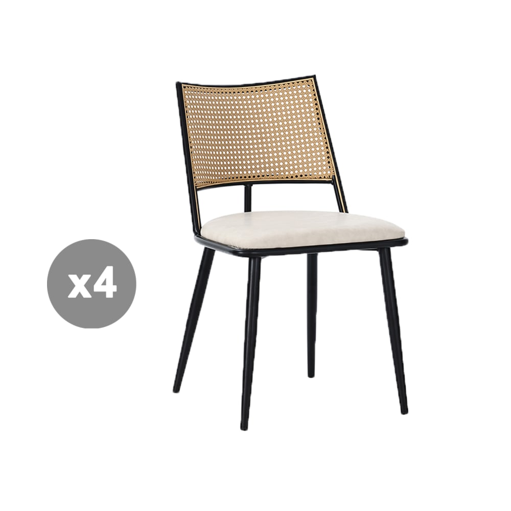 Lot 4 chaises salle - manger