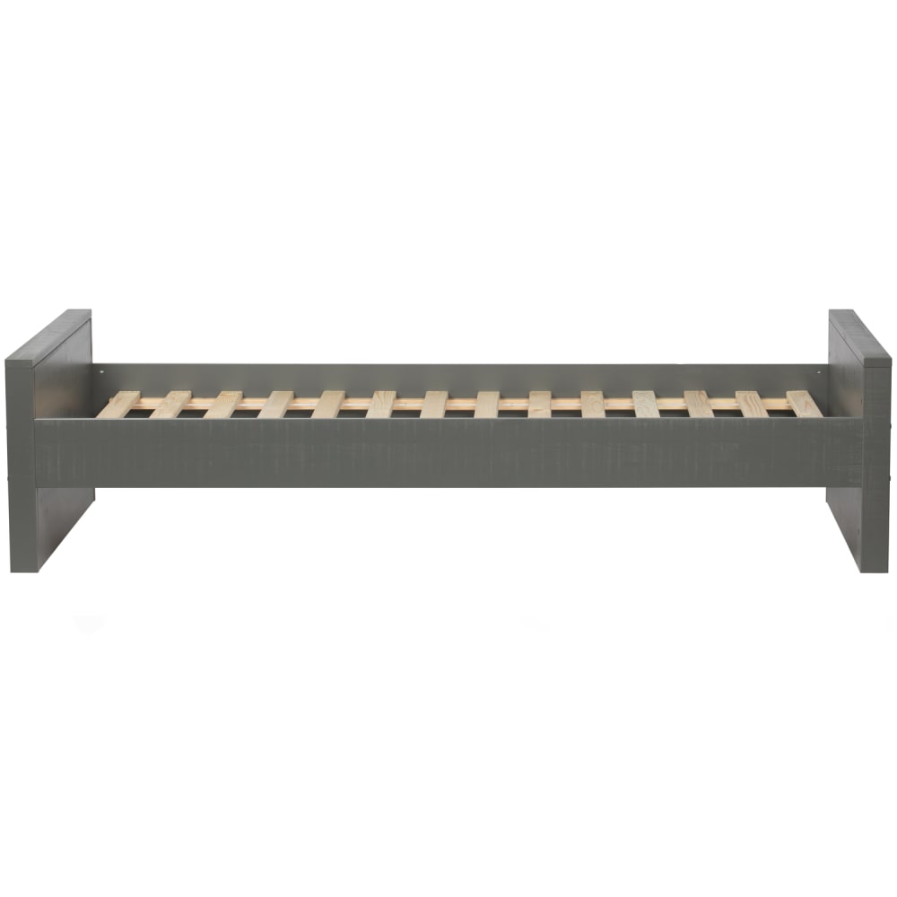 Lit enfant en pin gris