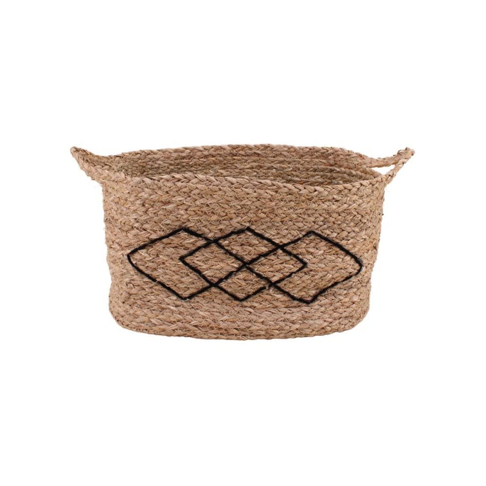 Panier rectangulaire en fibres naturelles 18x28cm
