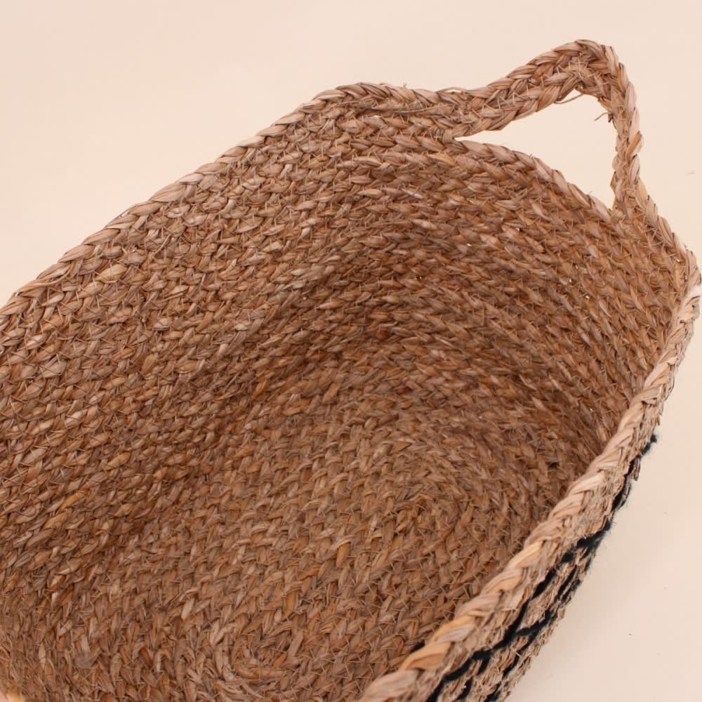 Panier rectangulaire en fibres naturelles 18x28cm — vue 4