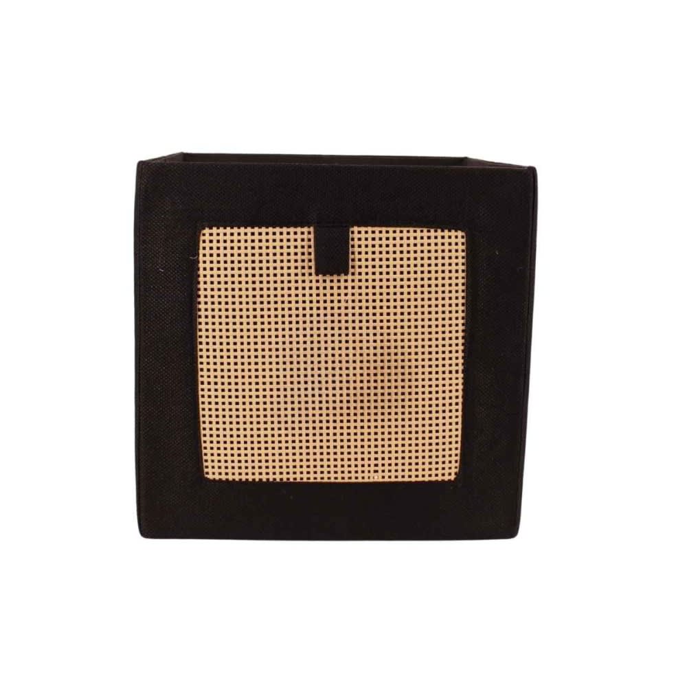 Cube de rangement en cannage 31x31x31cm Cube de rangement en cannage 31x31x31cm
