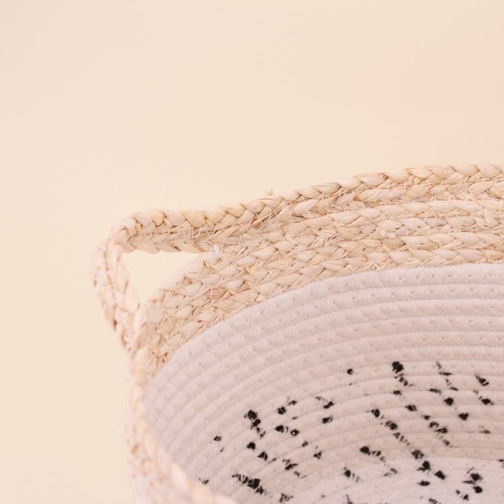 Lot de 2 paniers en corde et fibres naturelle — vue 4