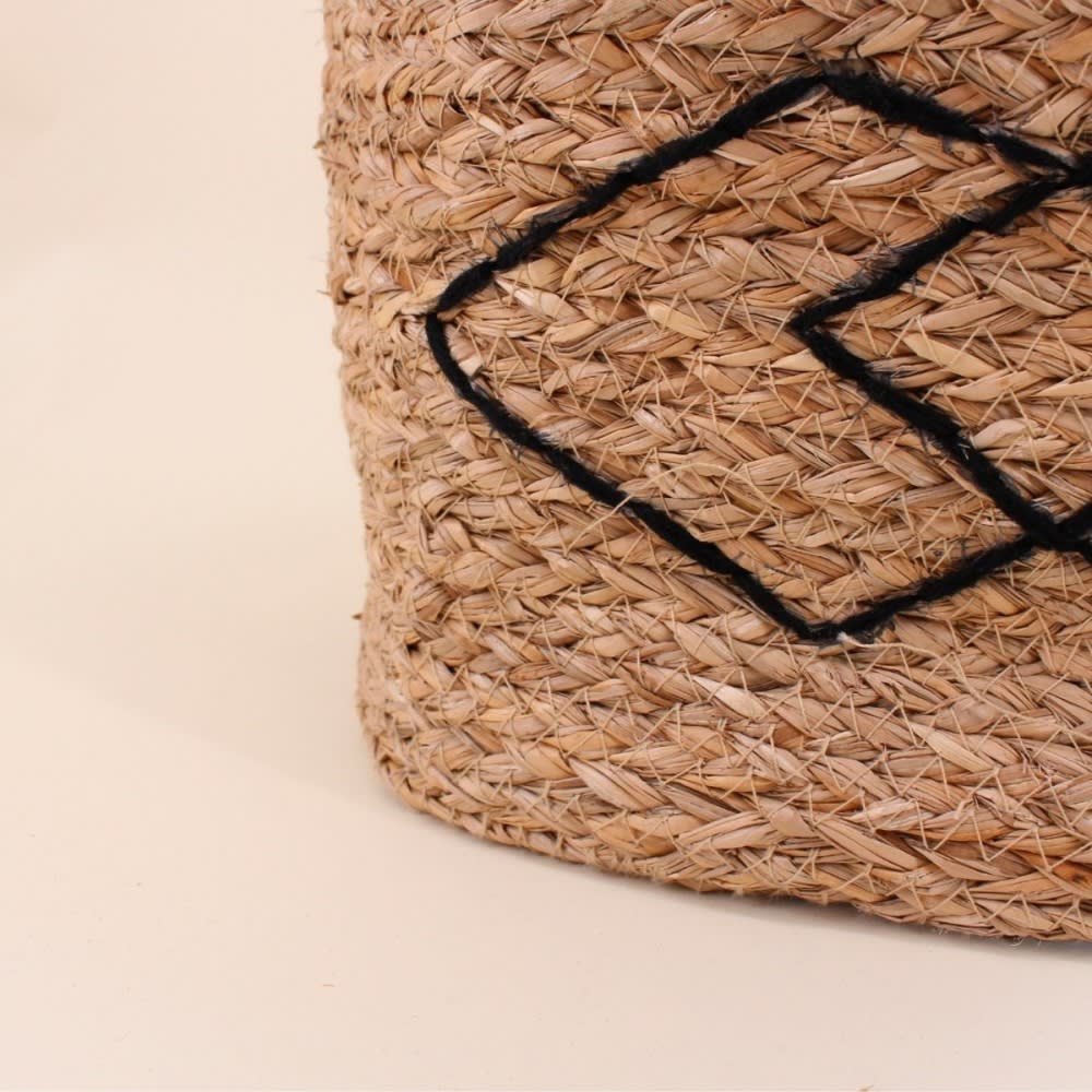 Panier rectangulaire en fibres naturelles 33x22cm — vue 4