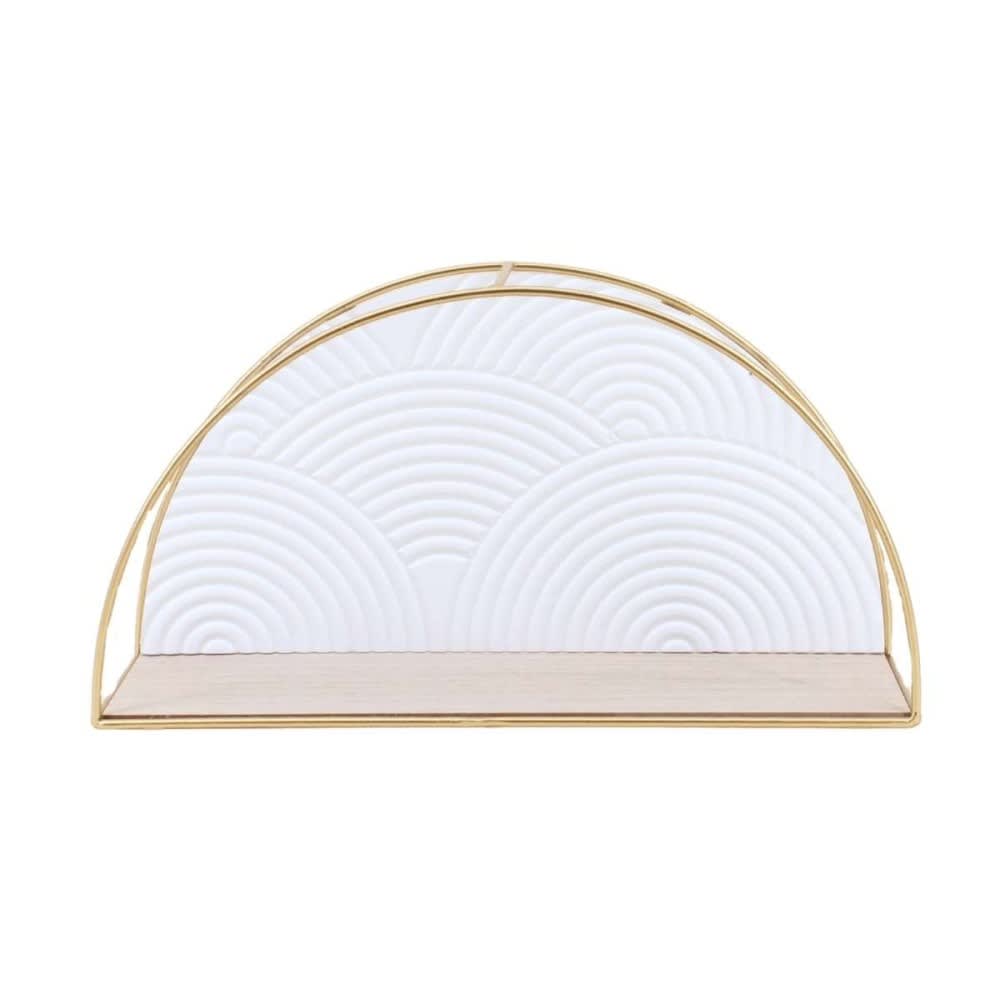 Etagere murale demi cercle 41cm