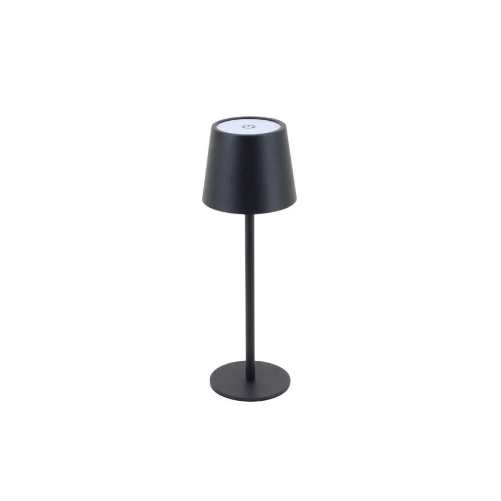 Lampe rechargeable usb en fer noir 27cm Lampe rechargeable usb en fer noir 27cm