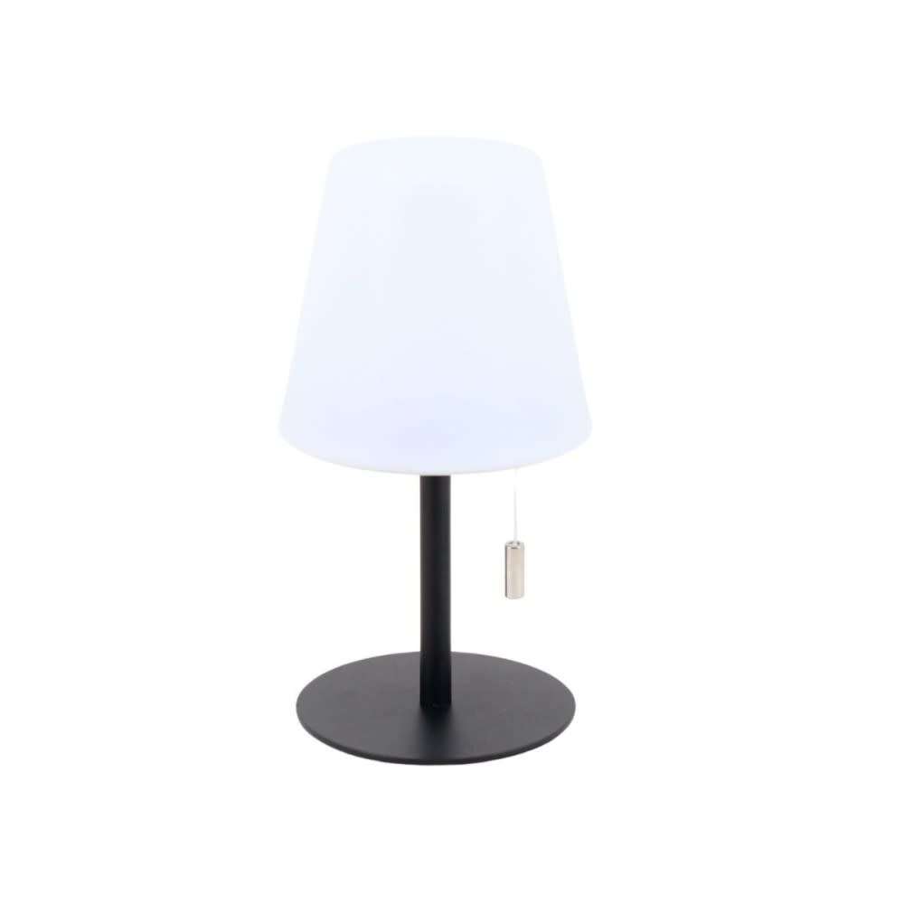 Lampe rechargeable usb ip44 fer noir 20cm