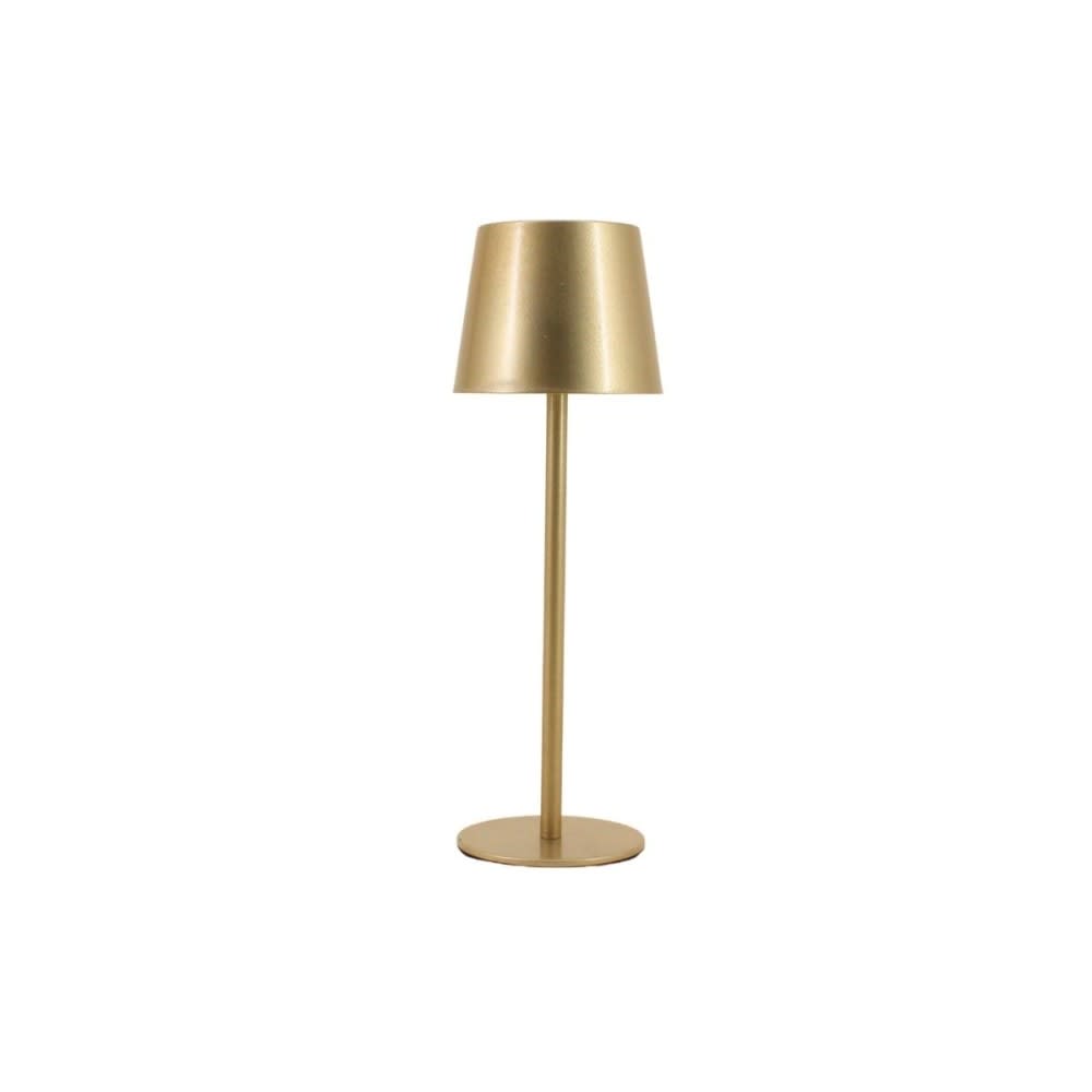 Lampe rechargeable usb en fer doré 27cm Lampe rechargeable usb en fer doré 27cm