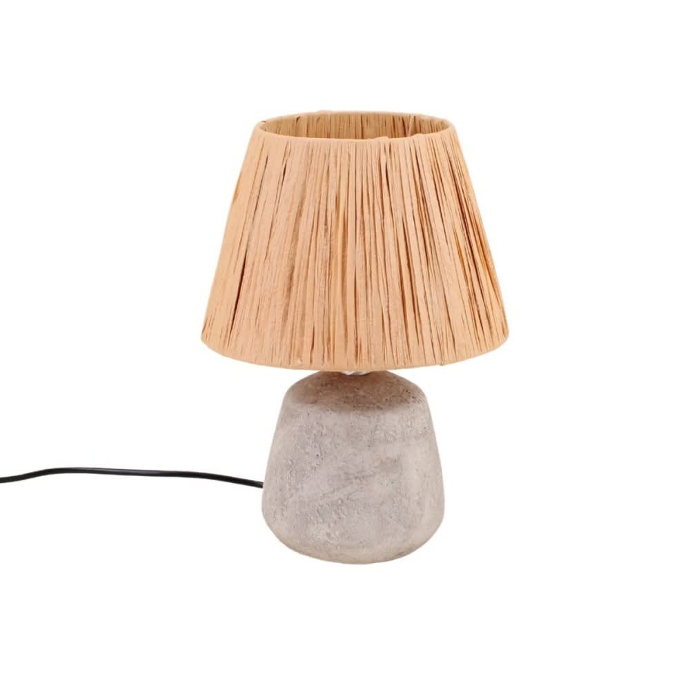 Lampe à poser effet pierre 30cm