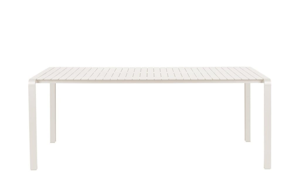 Table de jardin en aluminium teinte argile l214 Table de jardin en aluminium teinte argile l214