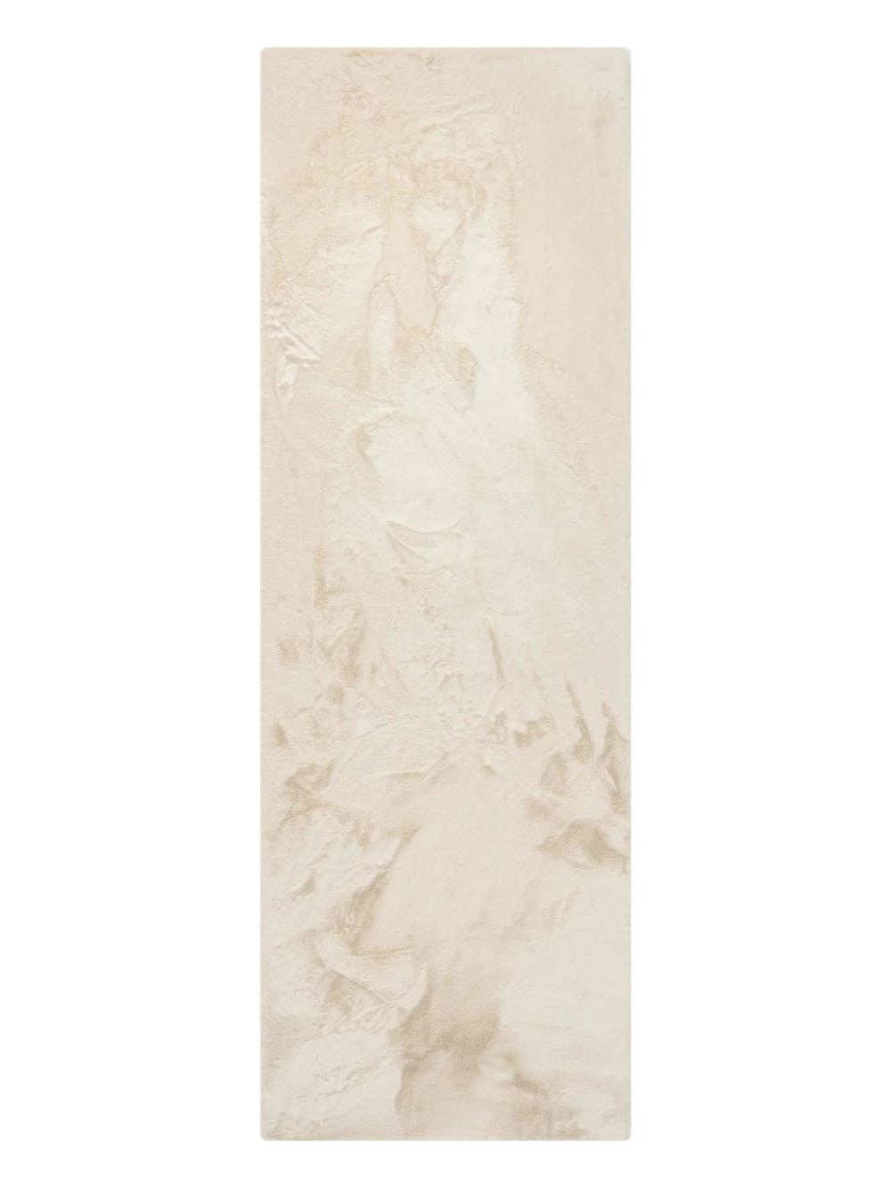 Benuta Fellteppich cream 80x240 style modern Beige Pvc - Polyvinlychlorid