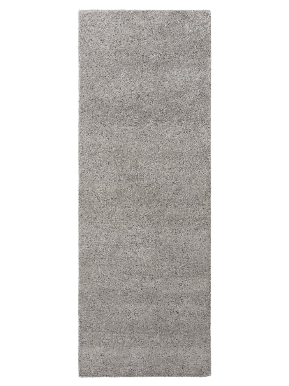 Benuta Wollteppich Läufer grau 70x200 style landhaus - Wolle