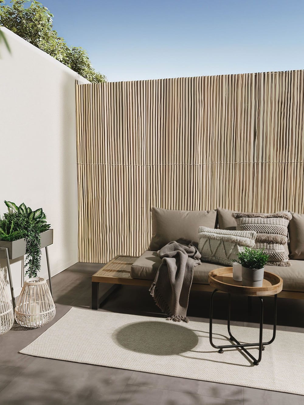 Tapis de couloir extérieur & intérieur crème 80x250 — vue 3