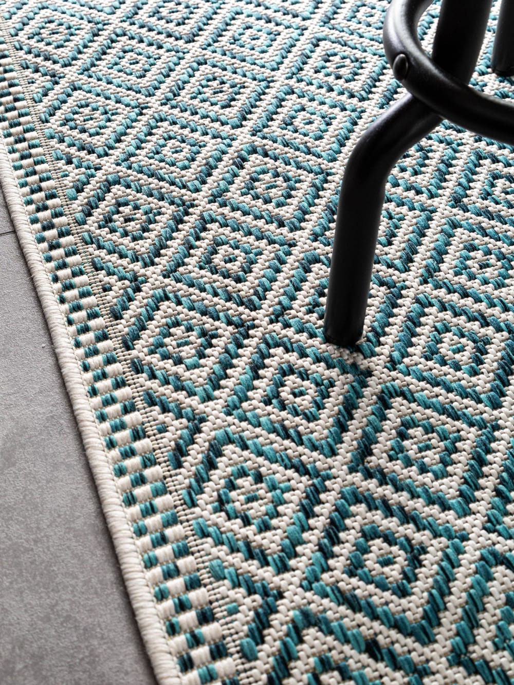 Tapis de couloir extérieur & intérieur bleu 80x240 — vue 4