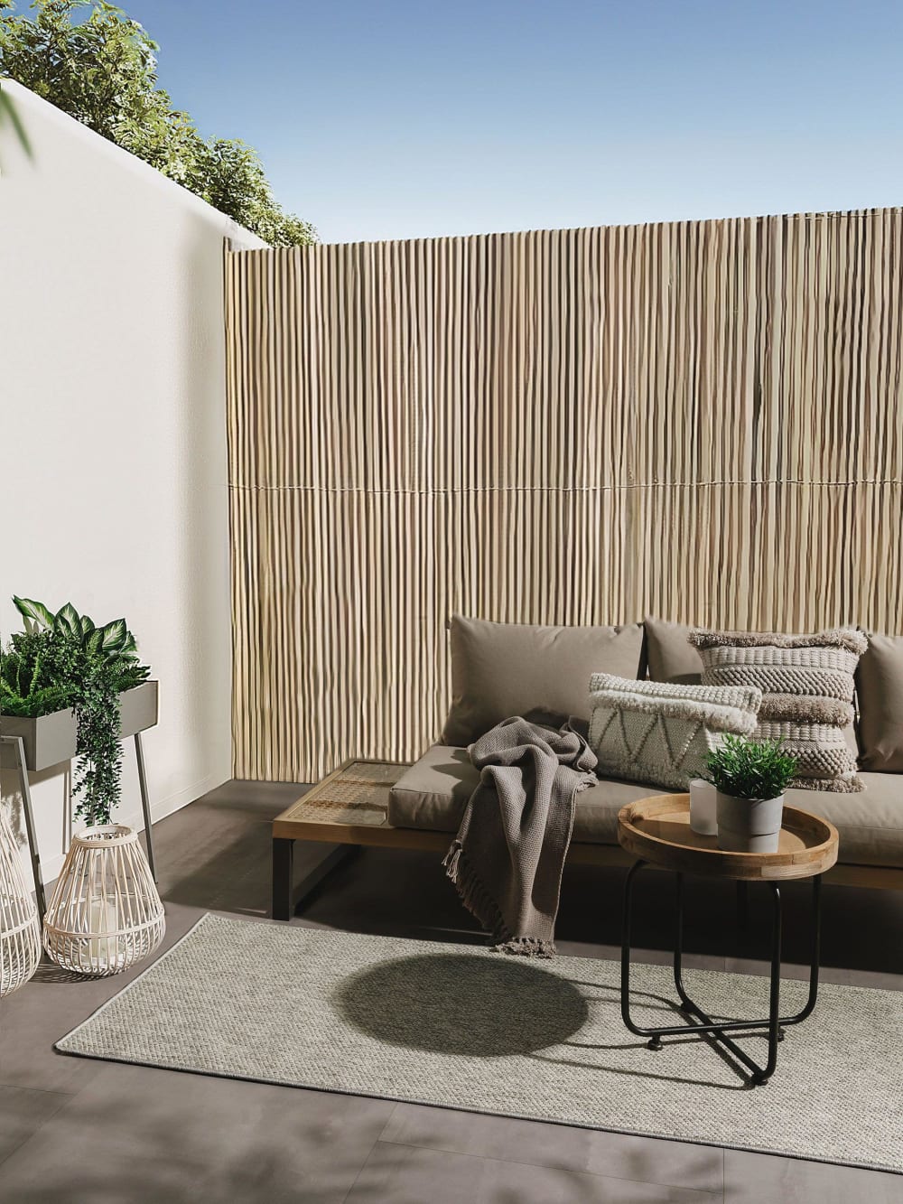 Tapis de couloir extérieur & intérieur gris clair 80x300 — vue 3