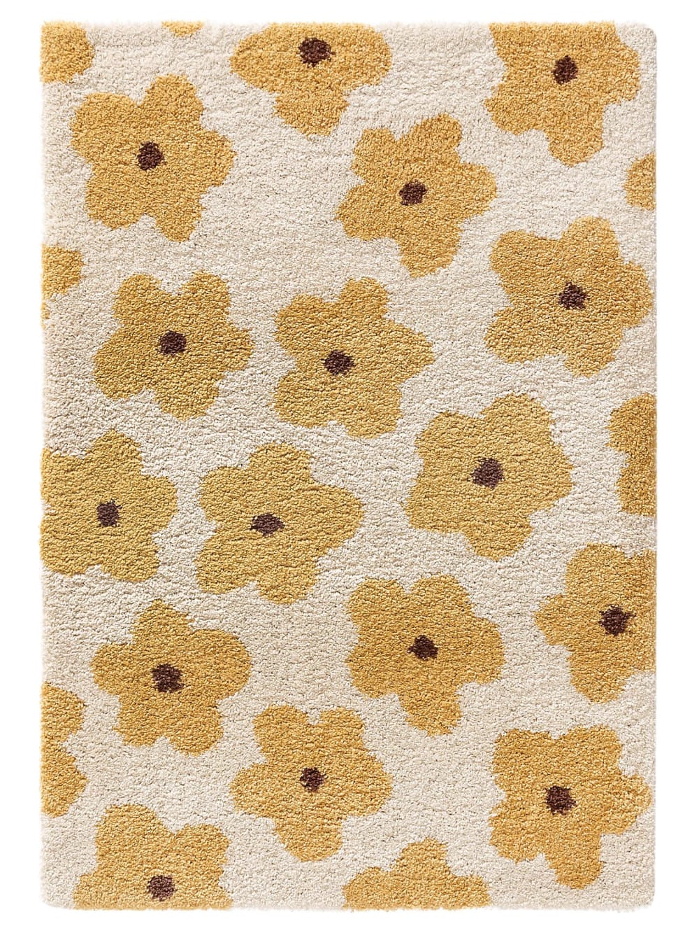 Benuta Kinderteppich gelb 80x150 style modern Pvc - Polyvinlychlorid Kinder