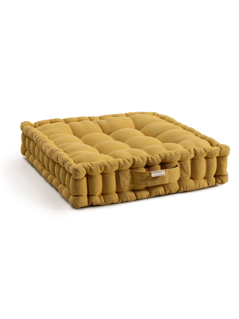 Coussin de sol jaune 45x45x10 Coussin de sol jaune 45x45x10
