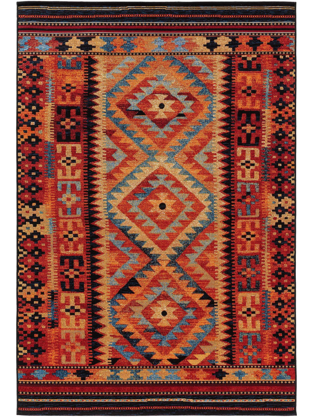 Benuta In- & Outdoor-Teppich multicolor 160x235 style seaside Mehrfarbig Pvc - Polyvinlychlorid