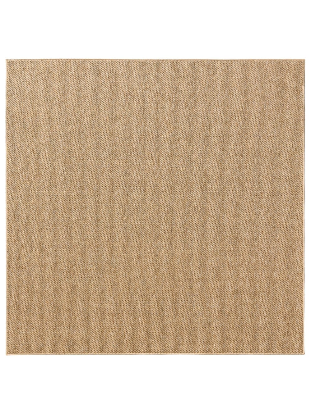 Benuta In- & Outdoor-Teppich beige 300x300 style modern - Pvc - Polyvinlychlorid