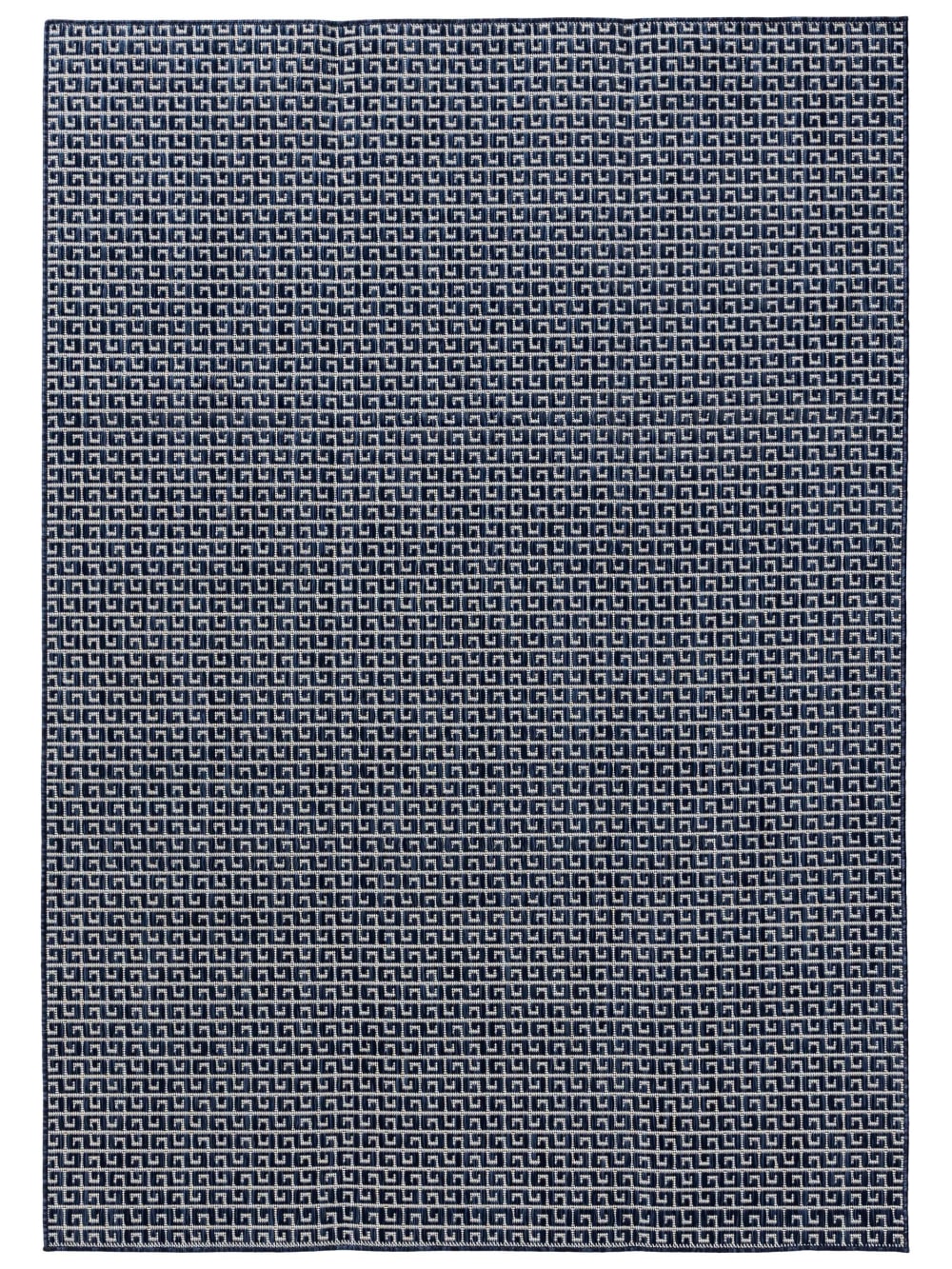 Benuta In- & Outdoor-Teppich blau 240x350 style modern - Pvc - Polyvinlychlorid