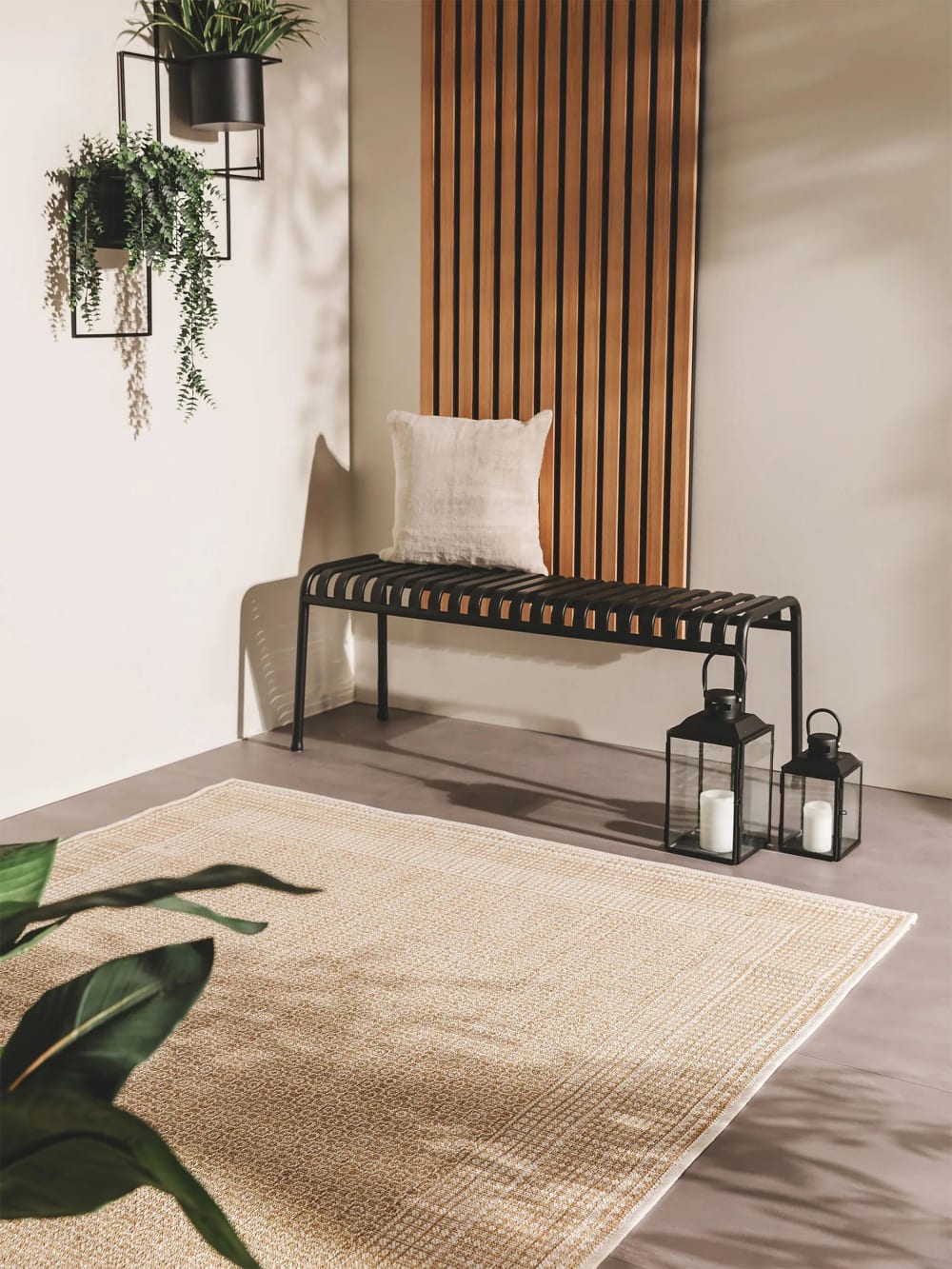 In- & Outdoor-Teppich cream/beige 240x340 - Maisons Du Monde