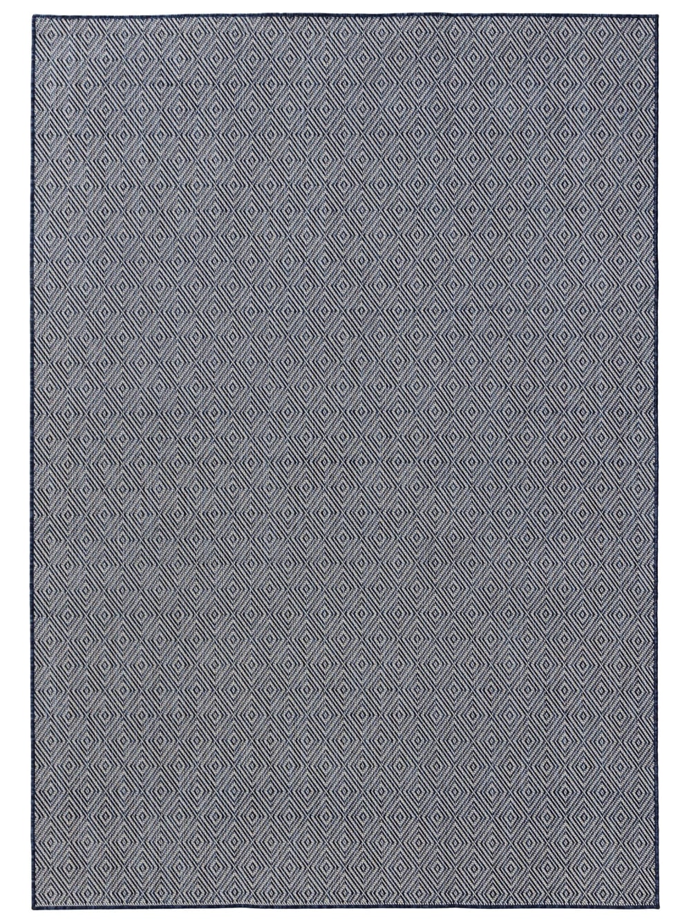 Benuta In- & Outdoor-Teppich blau 240x350 style modern - Pvc - Polyvinlychlorid