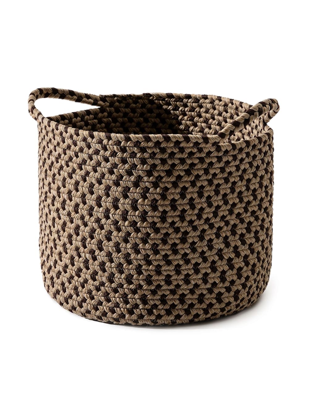 Benuta Korb beige/braun 30x30x25 - Pvc - Polyvinlychlorid
