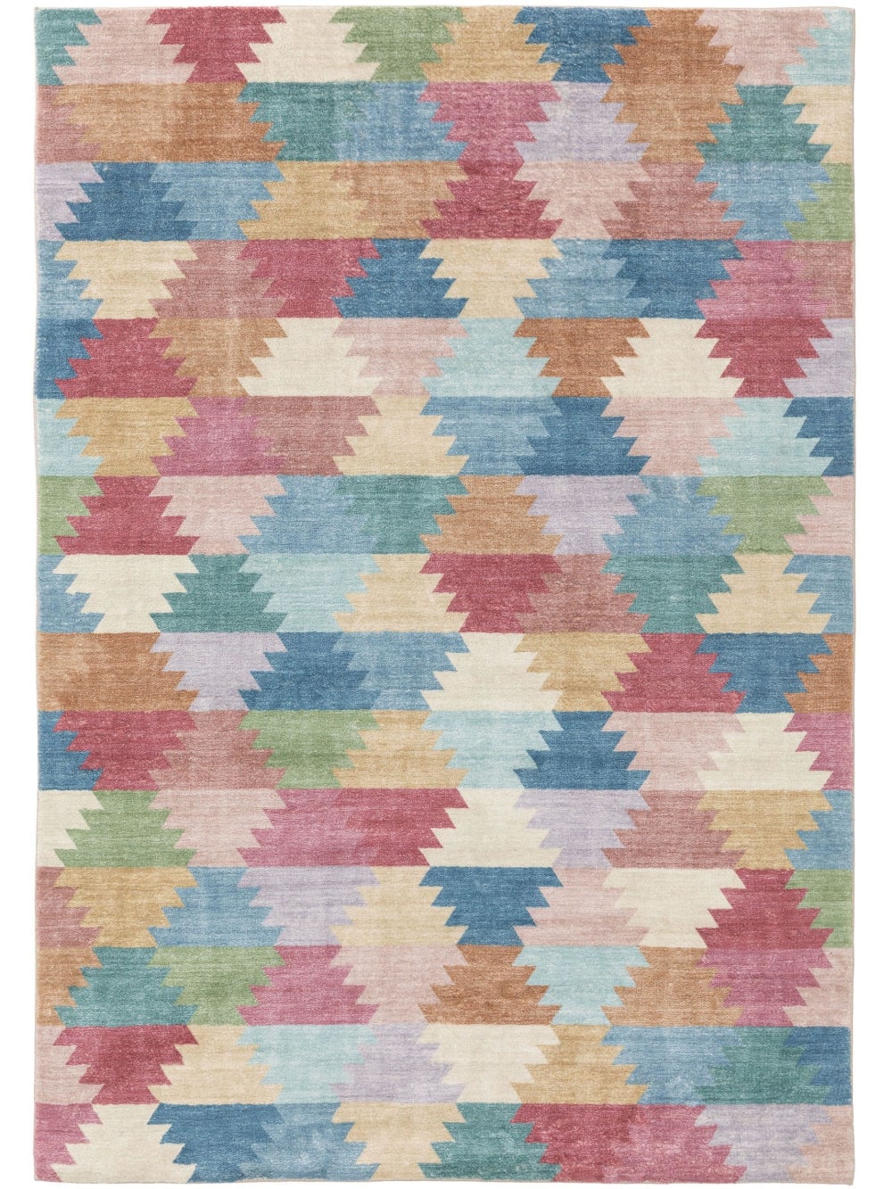 Tapis multicouleur/fuchsia 200x300