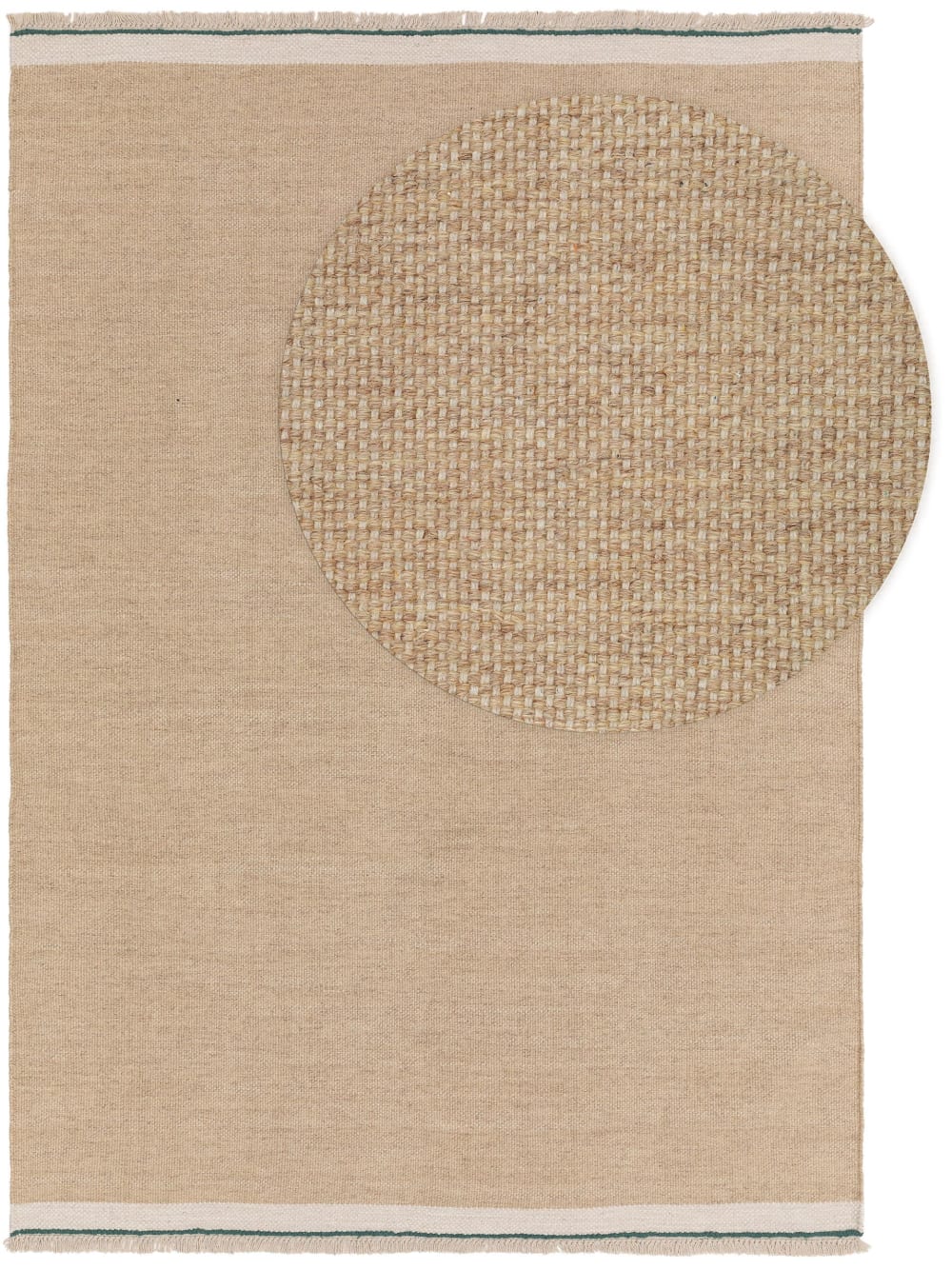 Tapis de laine beige 160x230