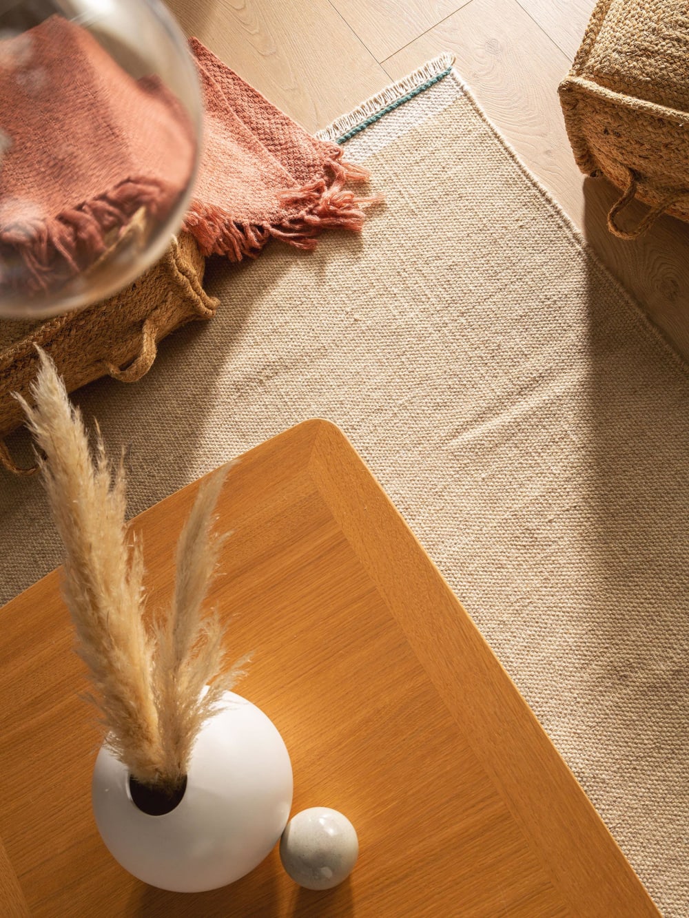 Tapis de laine beige 160x230 — vue 4