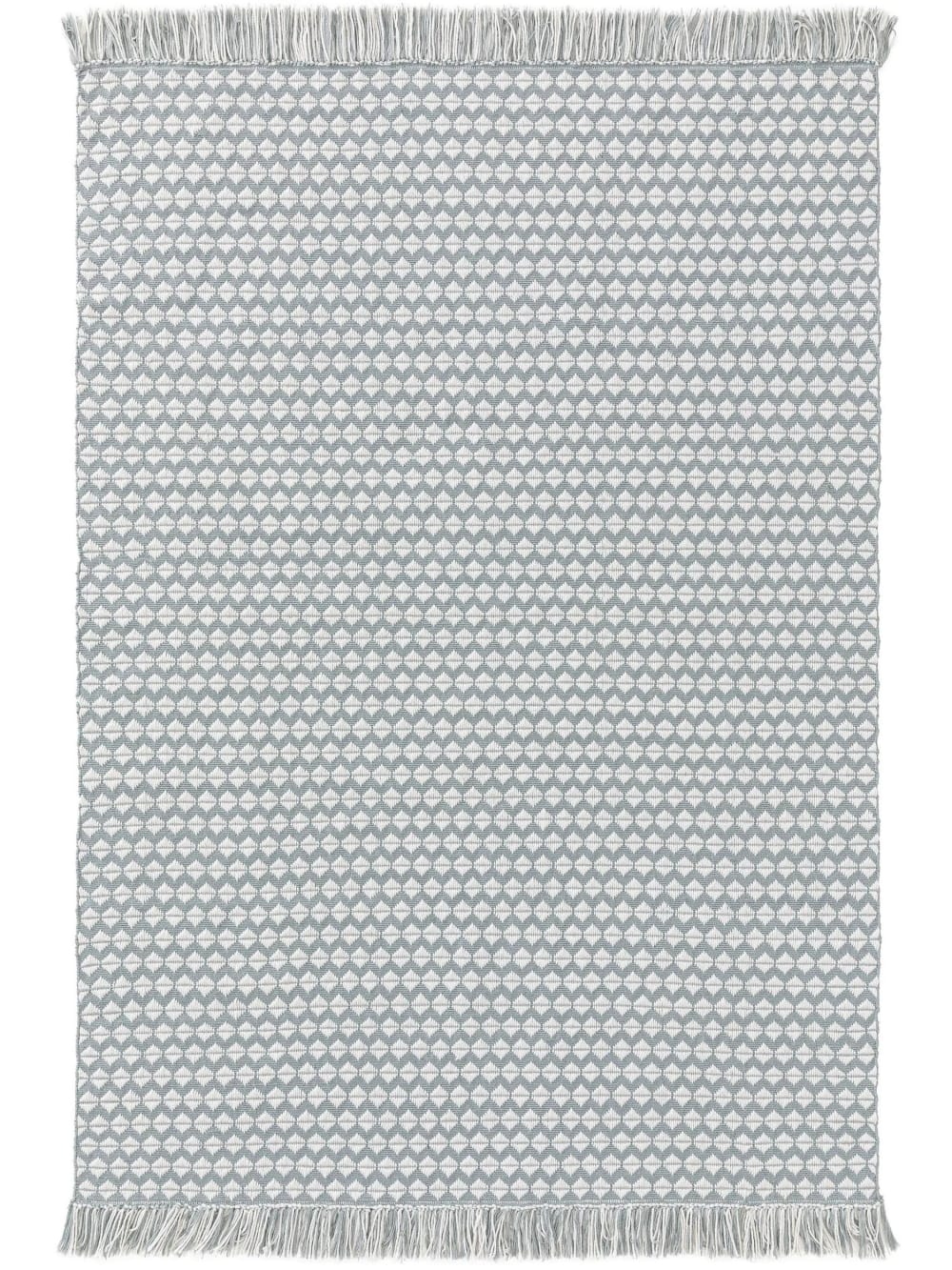 Benuta Teppich aus recyceltem Material blau 160x230 style modern - Pvc - Polyvinlychlorid