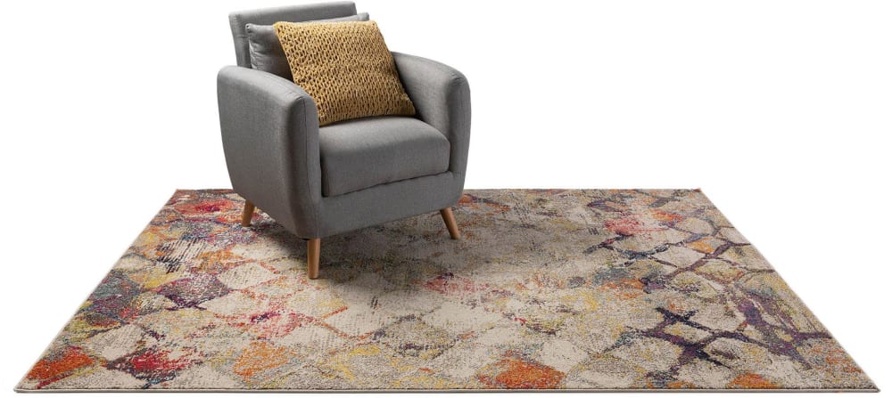 Tapis beige/multicouleur 160x230 — vue 3