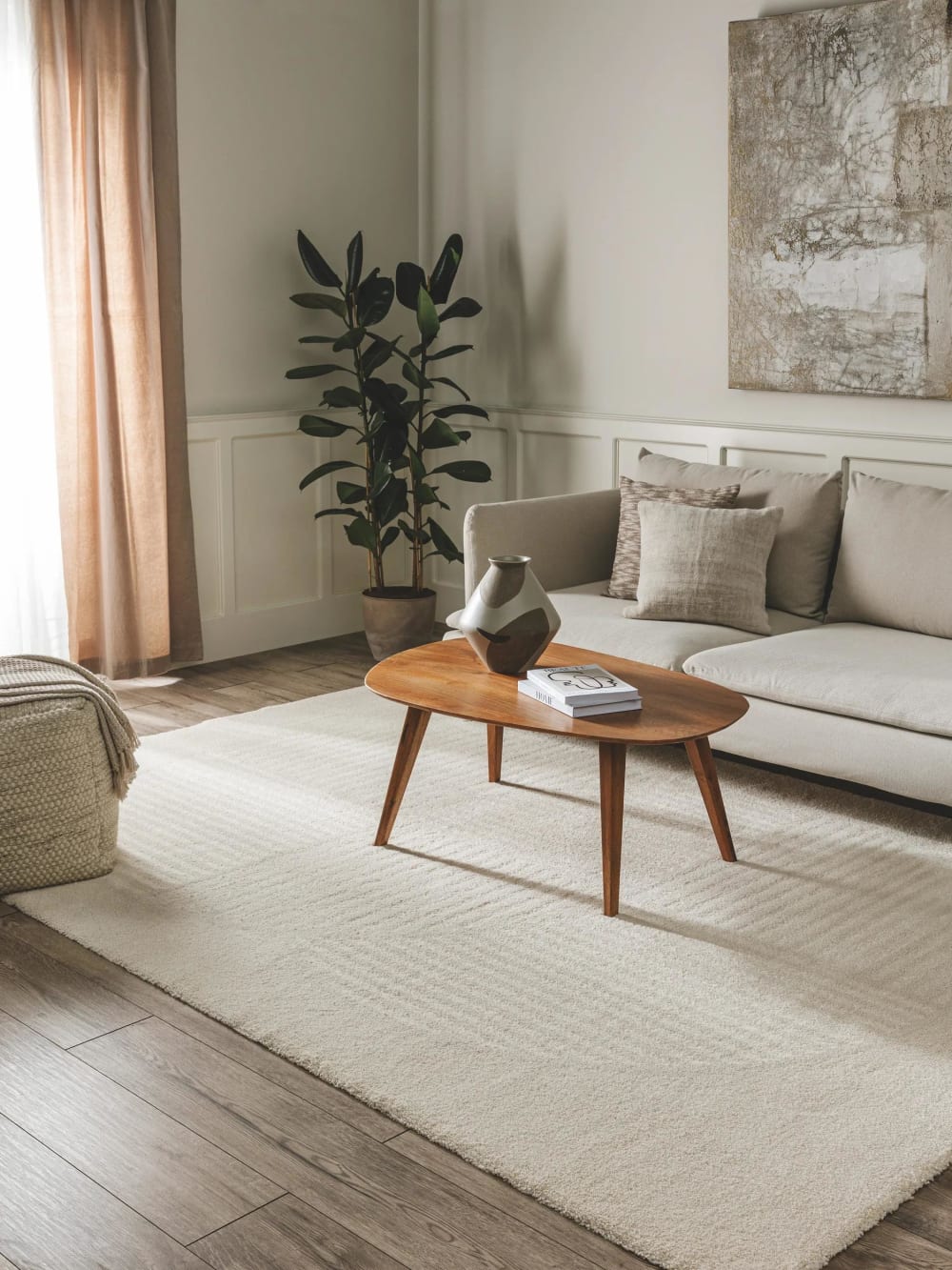 Teppich cream 160x230 - Maisons Du Monde