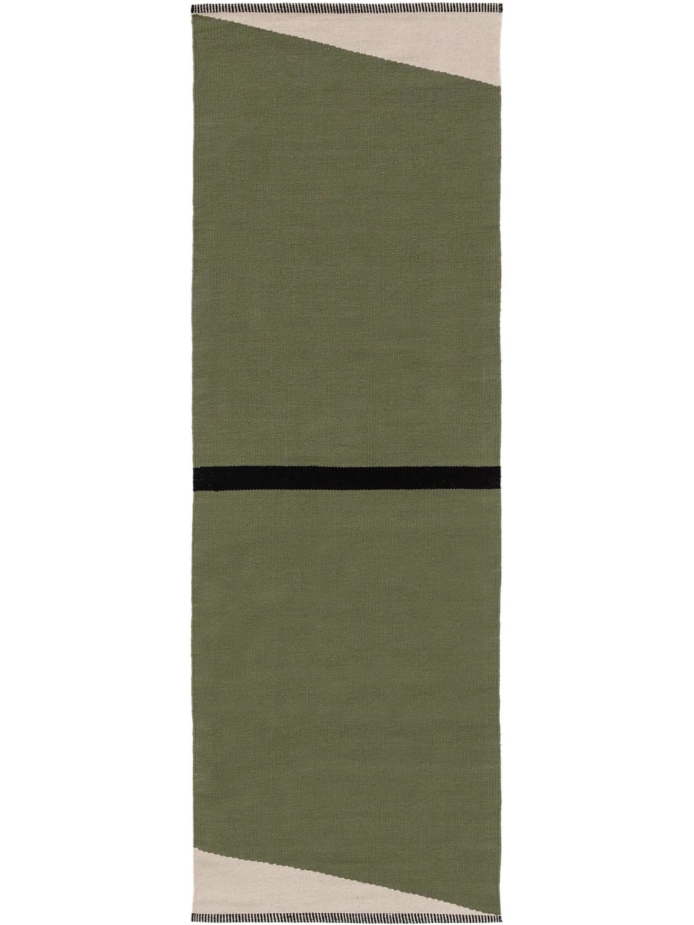 Benuta Baumwollteppich grün 70x200 style vintage - Baumwolle