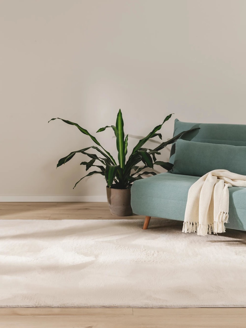 Fellteppich beige 160x230 - Maisons Du Monde