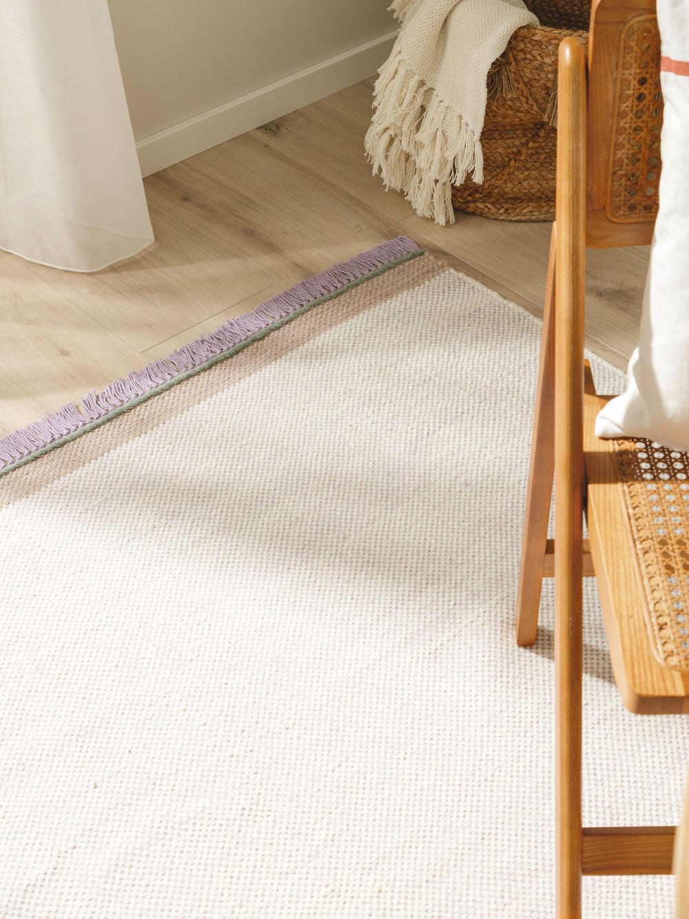 Tapis de laine mauve 160x230 — vue 4