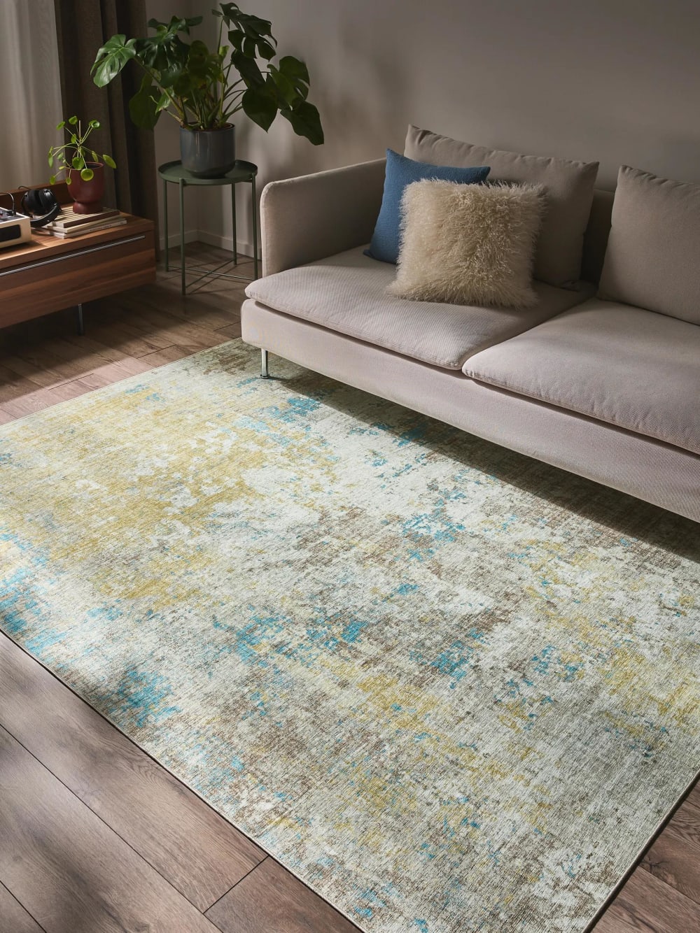 Teppich gelb 200x300 - Maisons Du Monde