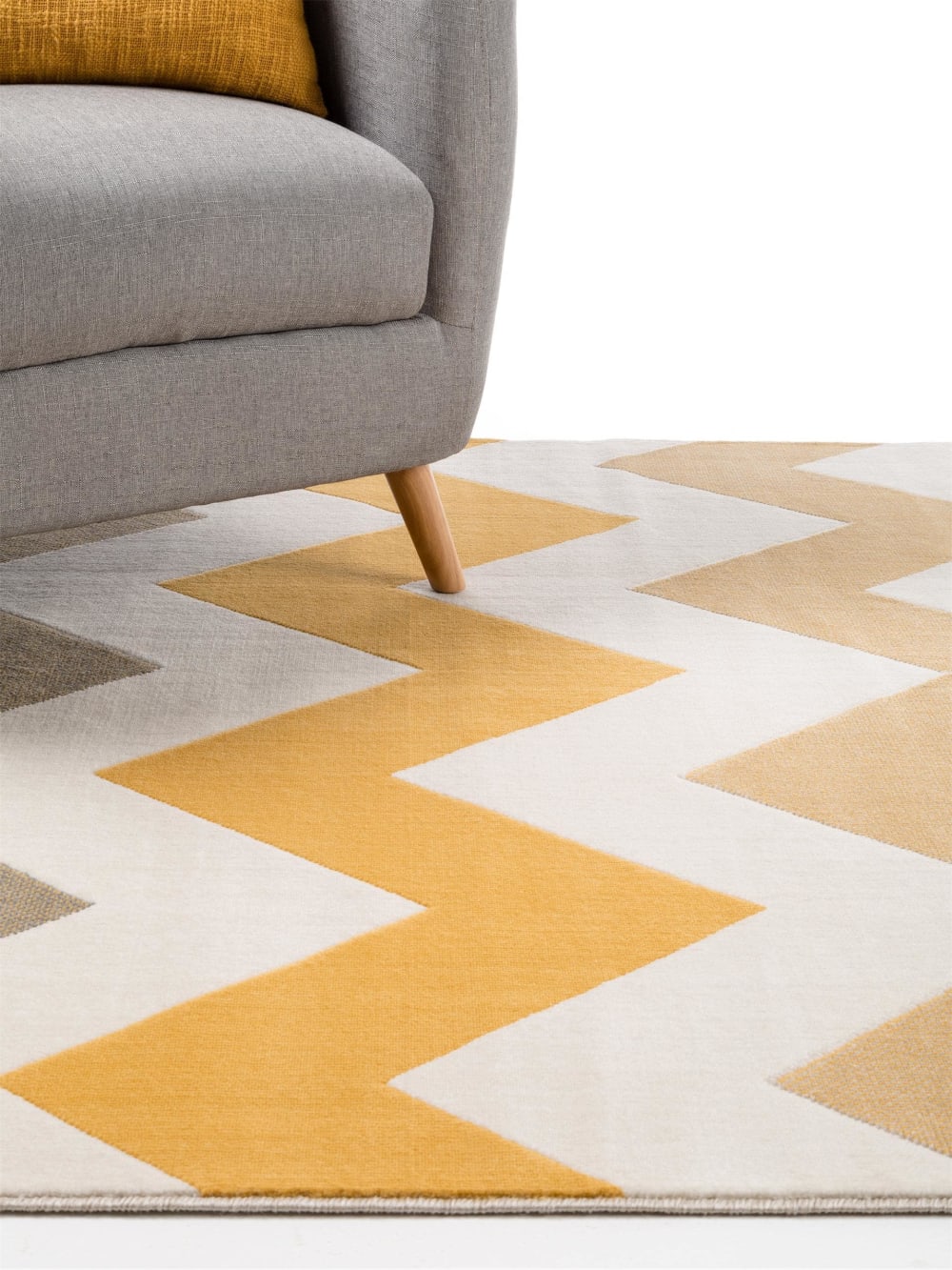 Tapis jaune 160x230 — vue 4