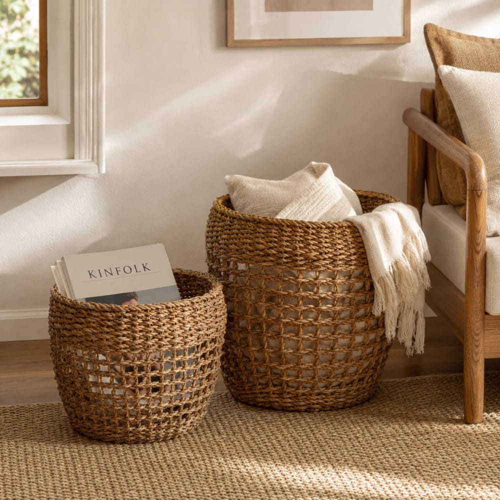 Macha-Hochkorb, 2er-Set - Maisons Du Monde