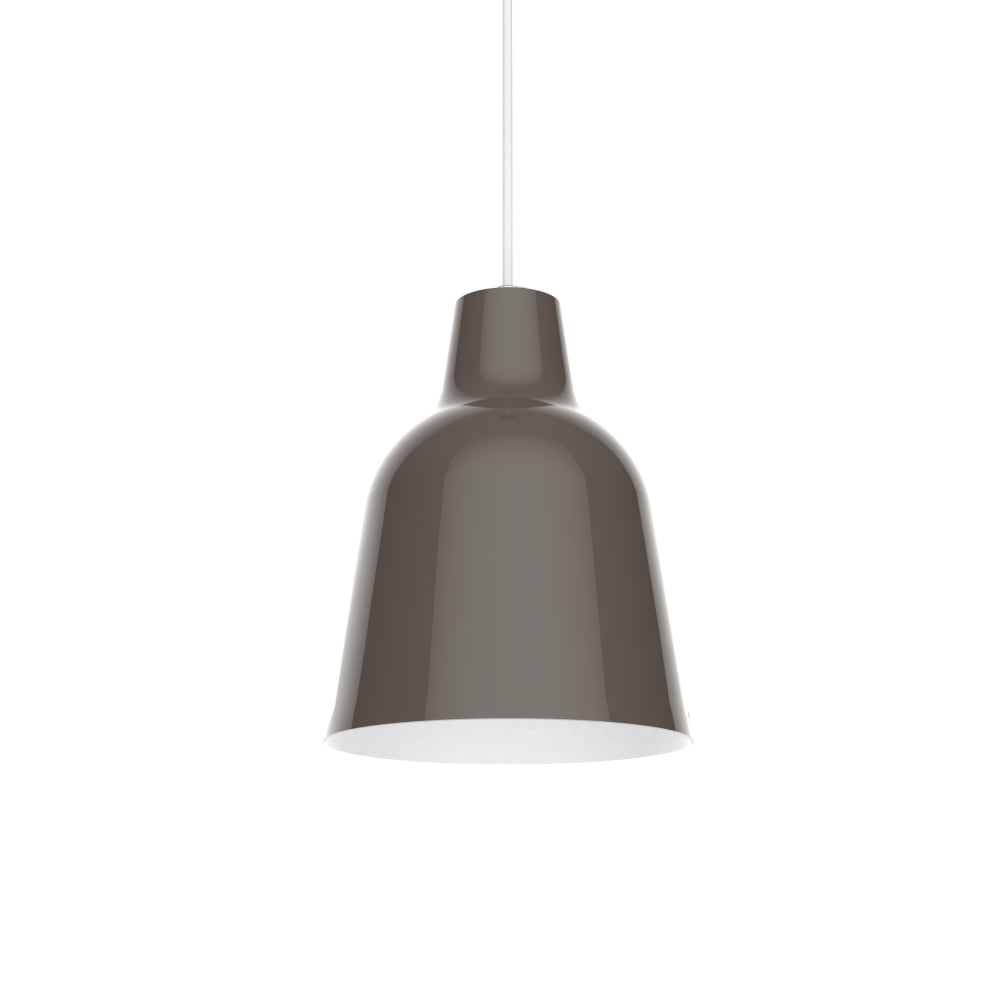 Dong - lampe à suspension en métal tourterelle bianco e27