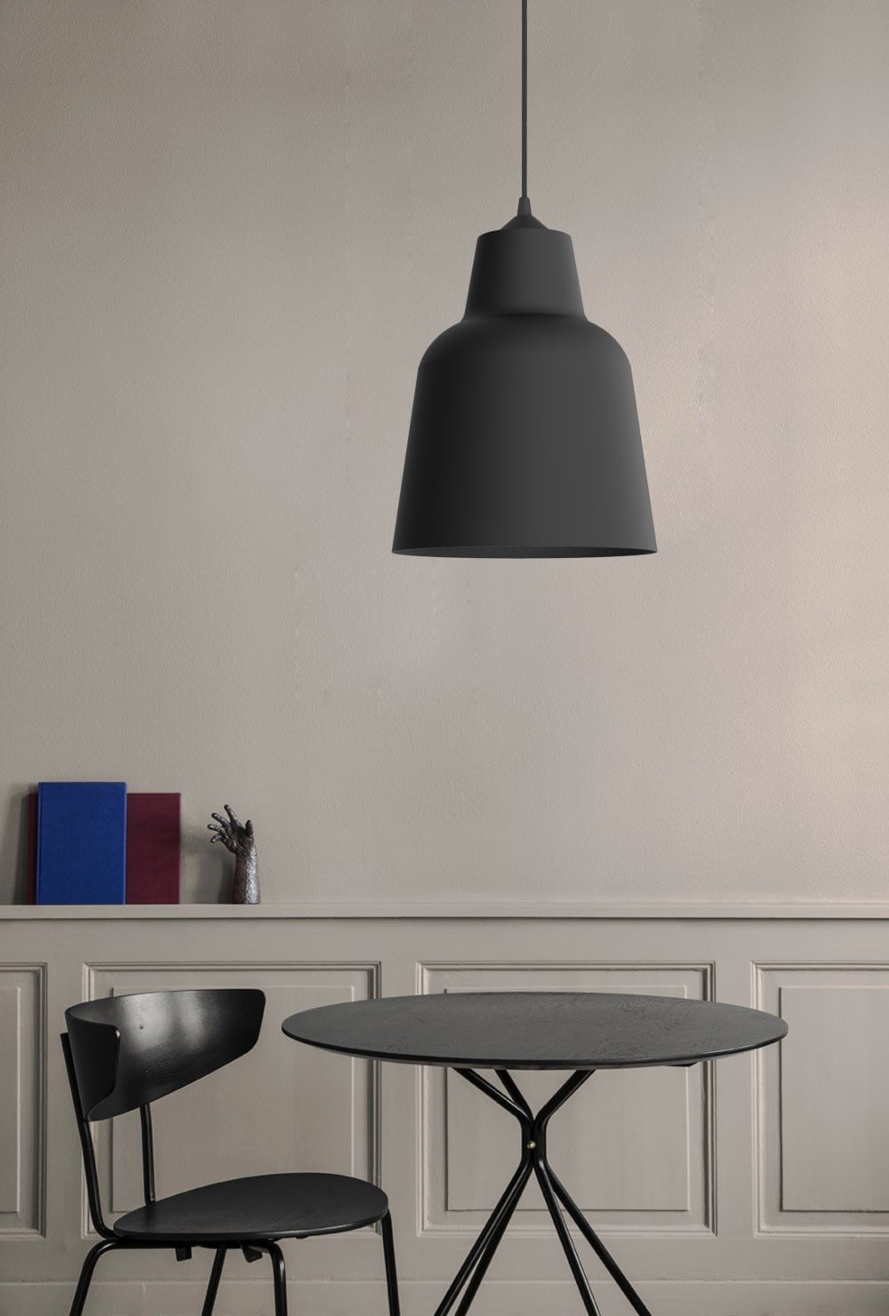 Dong - lampe à suspension en métal blanc e27 — vue 3