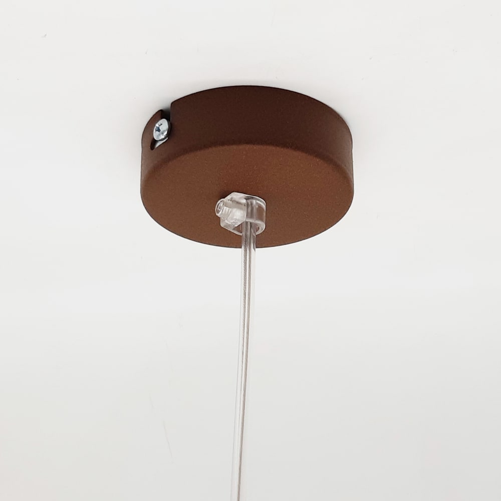 Louie - lampe à suspension en métal corten e27 — vue 4