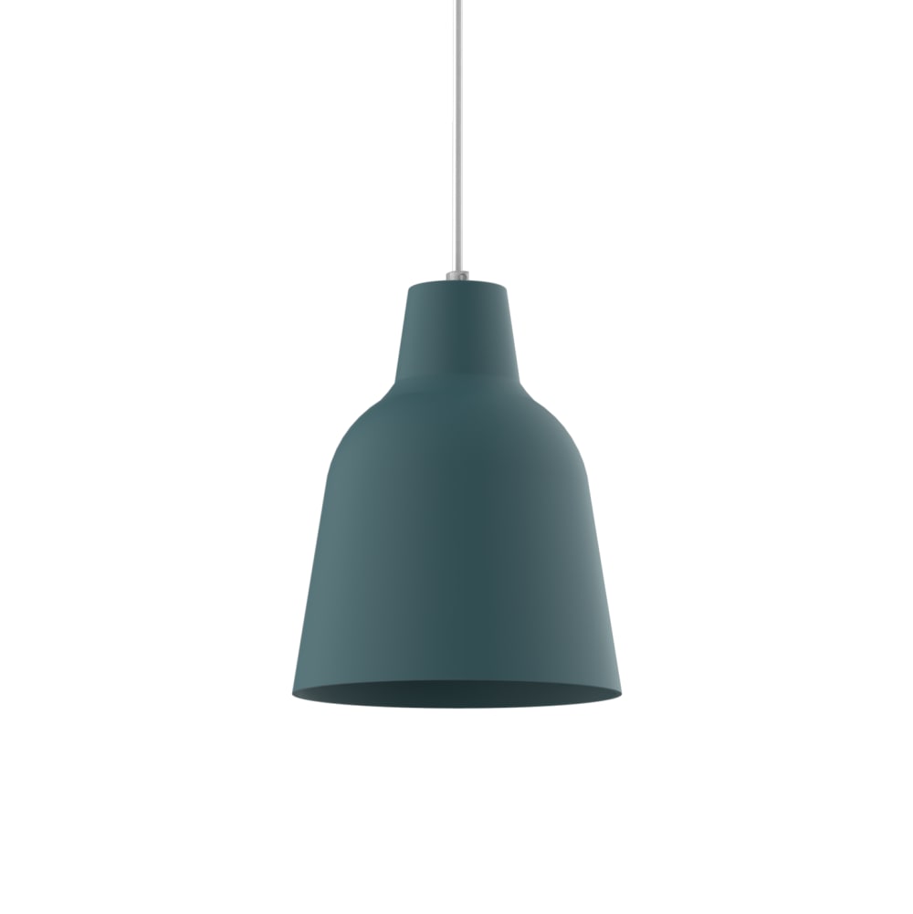 Dong - lampe à suspension en métal bleu e27