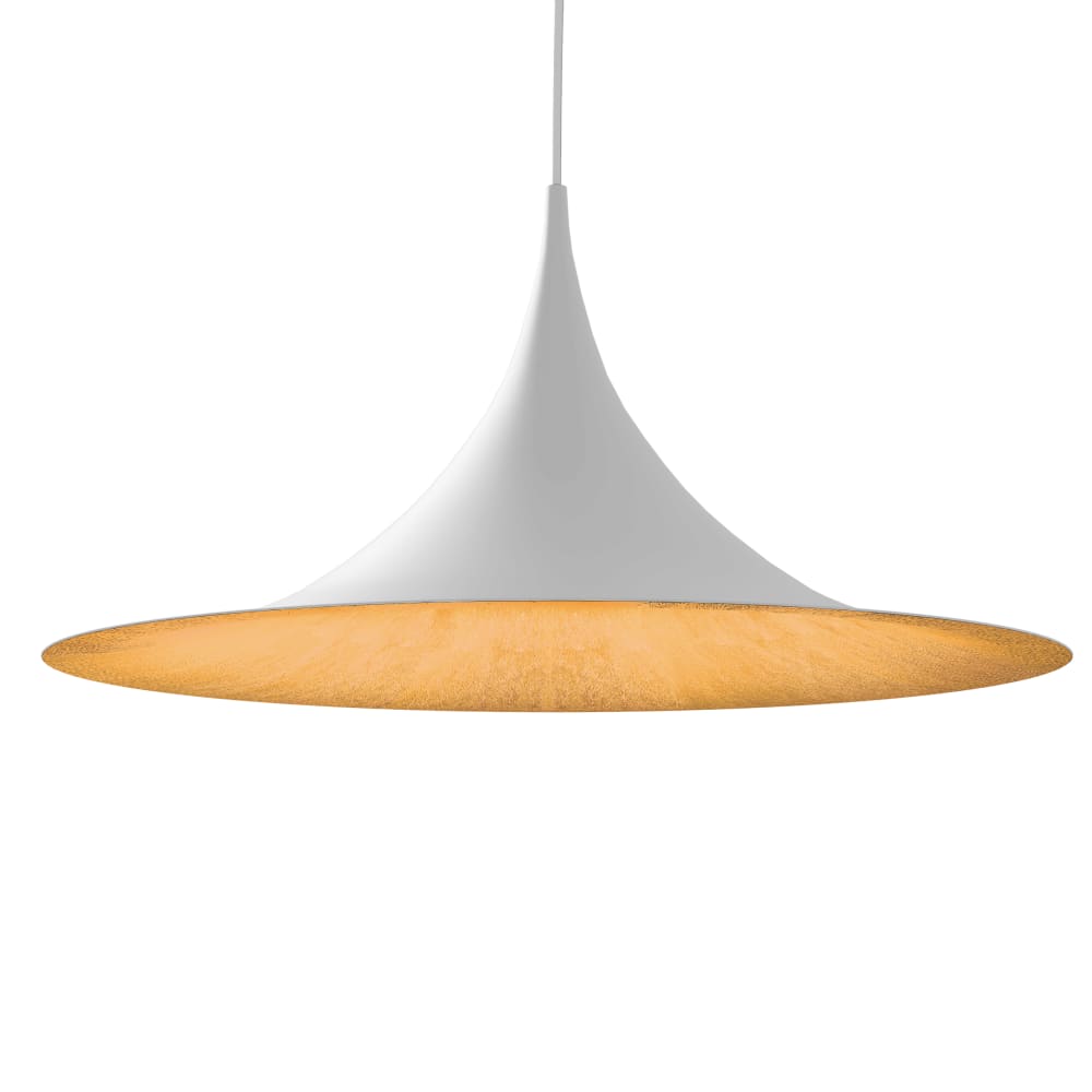 Louie - lampe à suspension en métal blanc nero e27