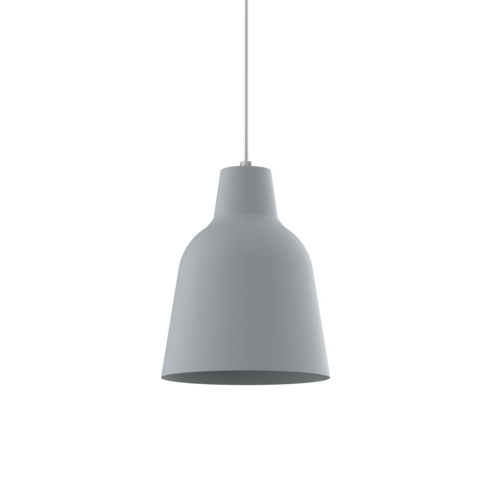 Dong - lampe à suspension en métal gris e27