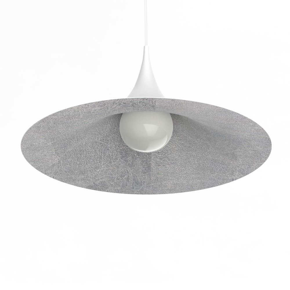 Louie - lampe à suspension en métal argenté bianco e27 — vue 4