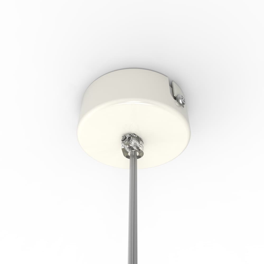 Louie - lampe à suspension en métal blanc e27 — vue 4