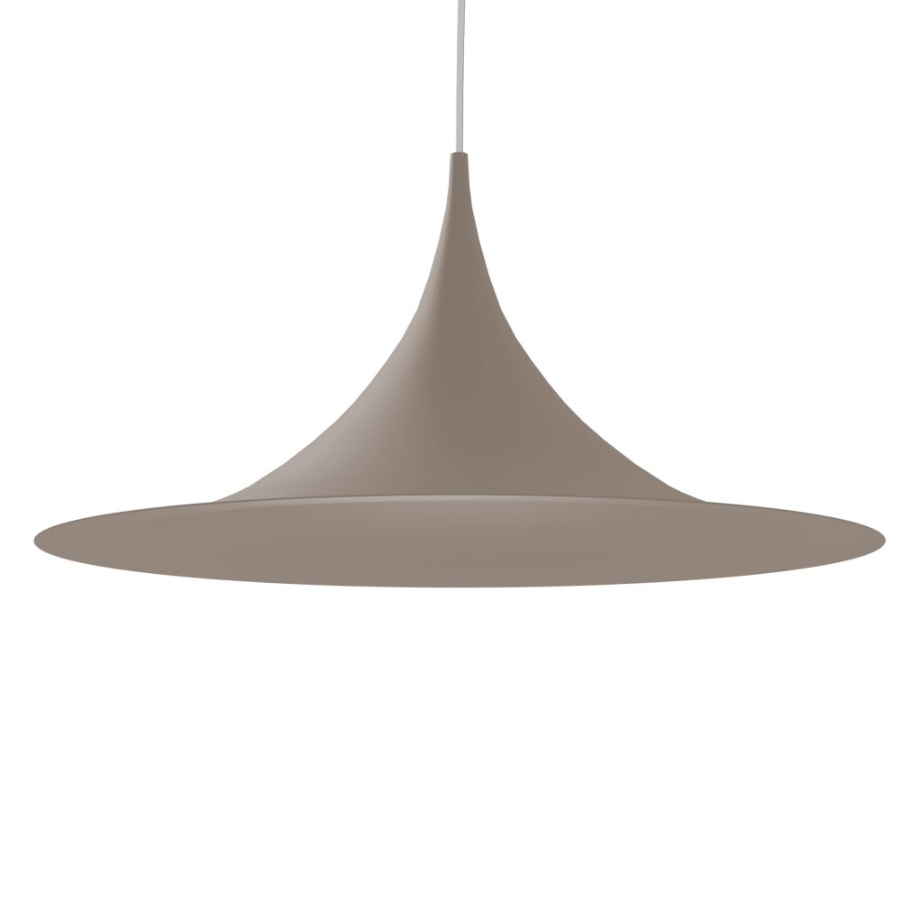 Louie - lampe à suspension en métal tourterelle brillant e27