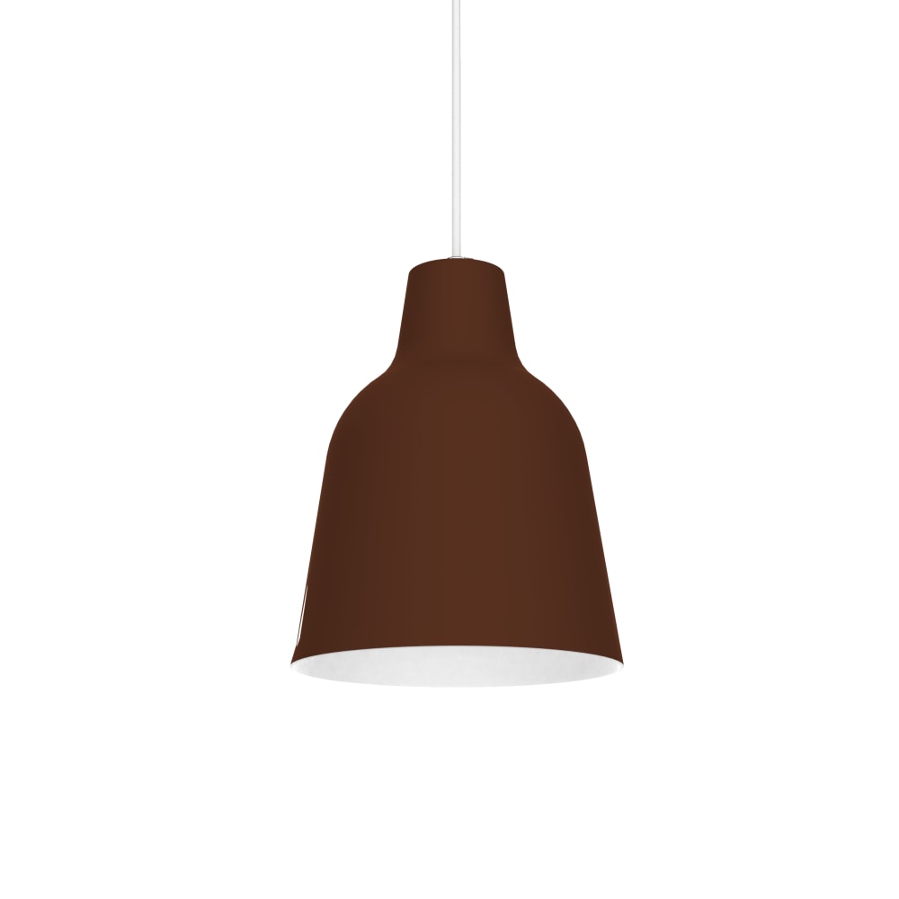 Dong - lampe à suspension en métal corten bianco e27