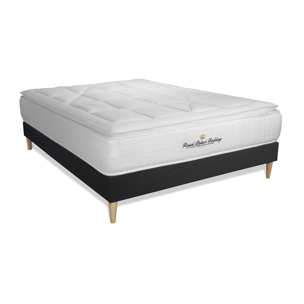 Pack matelas sommier 200x200 oreiller couette